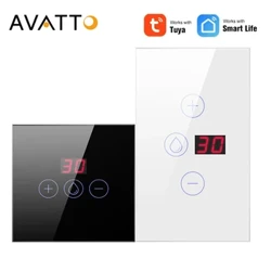 AVATTO Israël Ketelschakelaar, EU/US Standaard Tuya Smart Boiler Schakelaar, Smart Life App Controle, Werk voor Alexa Google thuis