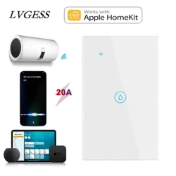 I-Homekit 20A I-Wireless Touch Wall I-Boiler Yamanzi Inguqulo Yase-US Shintsha I-Electrical Light Smart Life Ye-Google Home Alexa