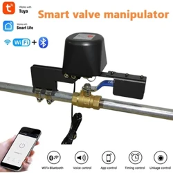 Tuya Smart WiFi Gas Water Heater Valve Open Valve Manipulator Kontrol Ngarep Otomatis Shut-Off Gas Controller Bekerja karo Alexa