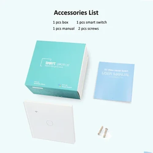 Tuya EU WiFi/Smart Water Heater Boiler Switch 40A 8000W Smart Life Control Switch працює з Alexa Home