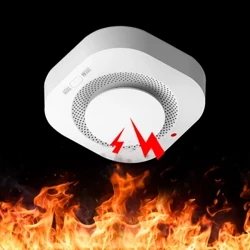 Independent Smoke Detector Sensor para sa Home Warehouse Security Smart Smoke Fire Alarm Maaaring palitan ng mga alarma ng seguridad para sa bahay