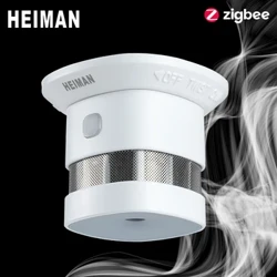 HEIMAN Zigbee 3.0 Feueralarm Rauchmelder Smart Home System 2,4 GHz Hohe Empfindlichkeit Sicherheitsvorbeugungssensor Kostenloser Versand