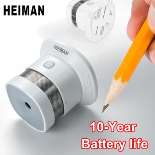 HEIMAN độc lập báo cháy khói nhà độ nhạy cao hệ thống bảo vệ an toàn cảm biến Không Dây mini Di Động