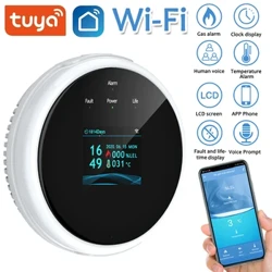 Sensor Alarm Gas Alam Cerdas CO Keracunan Karbon Monoksida Pemantauan Gas Asap Kanggo Detektor Keamanan Kebakaran Kontrol Aplikasi Kanggo Omah