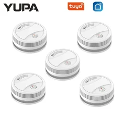 YUPA Tuya WIFI Požarni detektor dima Varnostni alarmni sistem za vrtno dimno hišo Domača pisarna SmartLife APP Control Požarni alarm