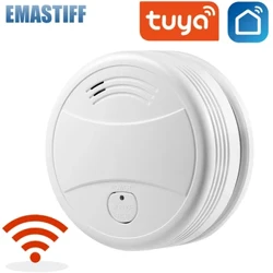 Neodvisni detektor dima Senzor Požarni alarm Domači varnostni sistem Gasilci Tuya WiFi Dimni alarm Protipožarna zaščita