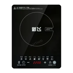 220V Електрическа индукционна готварска печка Бойлер Водоустойчив 2200W Stir-Fry Плоча за готвене Интелигентна гореща готварска печка Готварска плоча Горелка