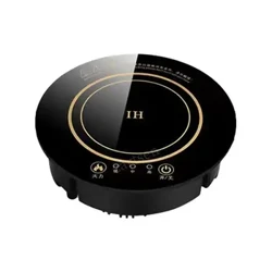 Komersyal na Naka-embed na Mini Hot Pot Induction Cooker na Naka-embed na 800W Round Touch Wire Control Isang Tao Isang Pot