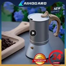 6/12 tassi alumiiniumist kohvimasin kodune Moka pott Itaalia pliit ja induktsioonpliidi masin Perkolaatoripott espresso Moka Latte jaoks