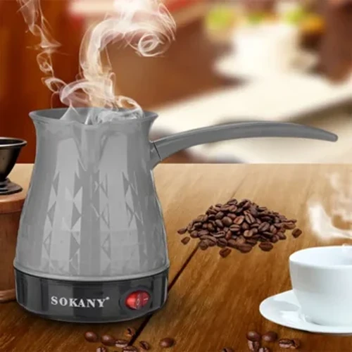 Kaffemake 500W 500ml rustfrit stål adskilt italiensk mokkakande græsk tyrkisk elektrisk kaffekande bærbar espressomaskine