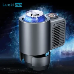 Intelligenter 2-in-1-Auto-Heiz- und Kühlbecher für Kaffee, Miik-Getränke, elektrischer Getränkewärmer, Kühlerhalter, Mini-Autokühlschrank für unterwegs