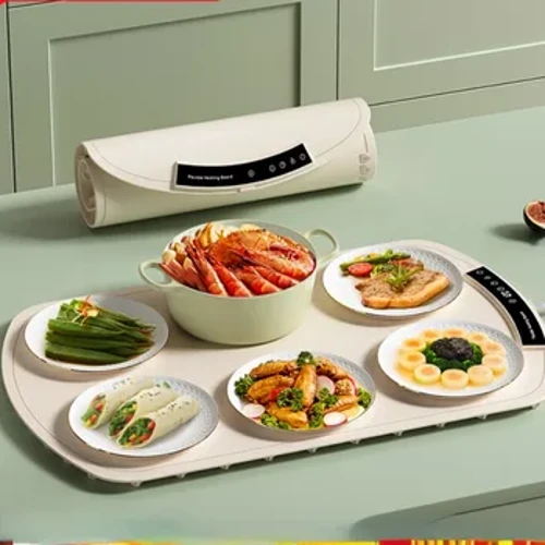220V Foldable Multi-functional Electric Beverage Warmer Pad Hot Plate para sa Flexible Heat Board Food Warmer Coffee Warmer