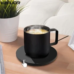 Koffiekopverwarmer Mok Warmer USB Verwarmingskussen Elektrisch Melk Thee Water Thermostatische Onderzetters Kopjeswarmer Voor Thuiskantoor Bureau DC 5V