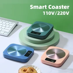 Elektrikli Kupa Isıtıcı Süt Çay Su Isıtma Pedi Bardak Isıtıcı Isınma Mat Sabit Termostatik Coaster Düşük Güç Ev Ofis Hediye
