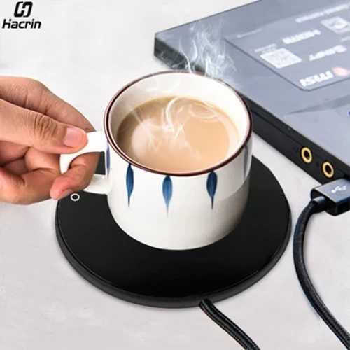 Aquecedor de copos usb, aquecedor elétrico para xícara de café, leite, chá, aquecedor de copo, para casa, escritório, mesa, vidro usb