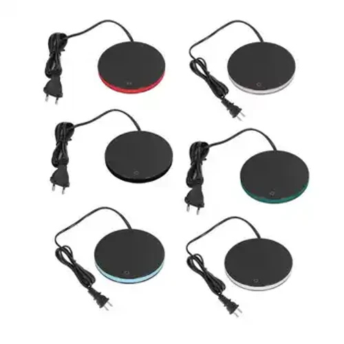 Calentador de bebidas eléctrico, tazón taza de café, calentador de té de la leche, taza de agua, temperatura de calentamiento ajustable, calentador de té caliente