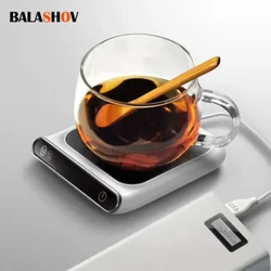 New Drinkbaar Koffie Mok Cup Biwro Cynhesach Voor Gebruik Swyddfa Gartref Smart Elektrische Yfed Cynhesach Met 3 Tymheredd Instelling
