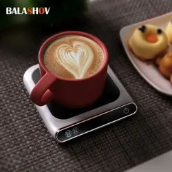 Calentador de bebidas eléctrico, calentador de tazas eléctrico inteligente, posavasos de calefacción para oficina, calentadores de tazas para el hogar, almohadilla calefactora para café, té de la leche