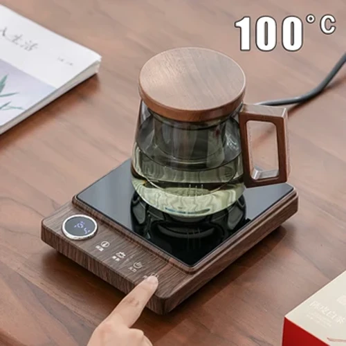 400W puodelio šildytuvas 100°C kavos puodelio šildytuvas arbatos viryklė elektrinė kaitlentė Pienas vandens šildymo padėklas padėkliukas karštos arbatos virimo aparatas 220V