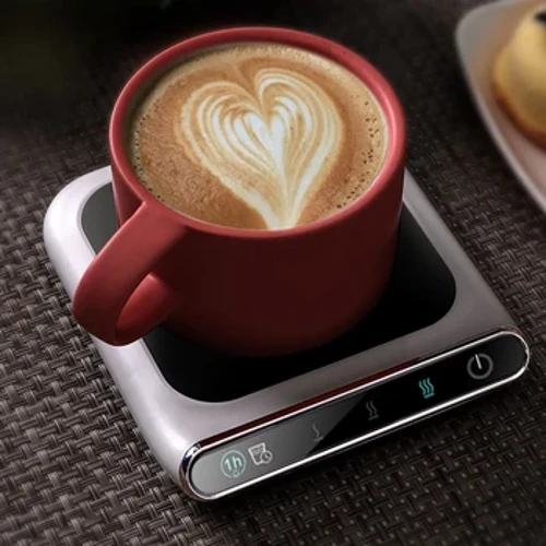 Portable USB Smart Cangkir Kopi Anget Pemanasan Mat Minuman Listrik Anget Desktop Pemanasan Coaster Teh Susu Anget
