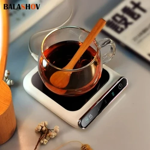 USB 5V Thông Minh Cốc Cà Phê Giữ Ấm Cốc Miếng Lót Trà Sữa Nước Đồ Uống Làm Nóng Điện Nhiệt Độ Có Thể Điều Chỉnh Nóng Uống ấm Đĩa