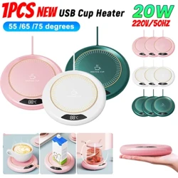 USB Mug Heater Home Coffee Tea Cup Warmer Electric Heater Coasters Water Heating Pad Portable Cup Pumehana no ka Ho'oma'ama'a Kofe Milk