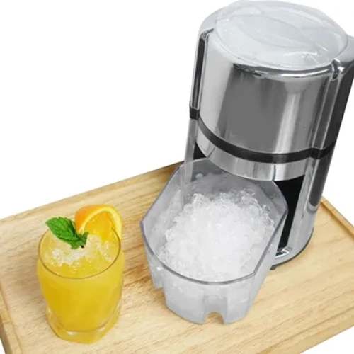 Husholdnings mini-isbarbermaskin Knuser snøkjegle Bærbar manuell knusing av ismaskin Stekt Smoothie Ice Block Shredder Machine