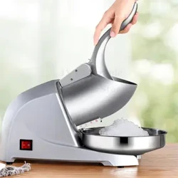 Isknuser 220V multifunksjonell elektrisk snøismaskin Dobbeltblad isbarbermaskin miniknuser