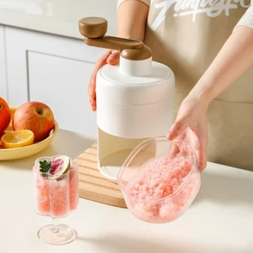 Mini käeshoitav raseeritud jääpurusti, piimakokteil, kaasaskantav, väikese rahe masin, köögitööriist, smuutimasin