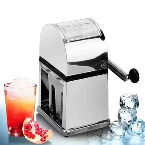 Rustfrit stål isknuser mini is barberer chopper manuel sne kegle smoothie maker isblok bryder maskine slush maskine