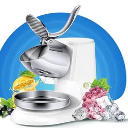 Komerční elektrický holicí strojek na led Drtič ledu Milk Tea Shop Výrobník ledu s dvojitým nožem s vysokým výkonem