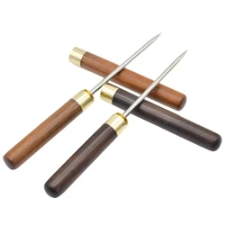 Hindi kinakalawang na asero Ice Pick na May Handle na Kahoy na Manwal na Ice Carving Tool sa Bahay Ice Crushers Ice Cone Bar Bartender Tool Tool sa Kusina