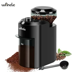 Wancle Điện Burr Máy Xay Cà Phê Có Thể Điều Chỉnh Burr Cối Xay Hình Nón Cà Phê Xay Với 28 Xay Chính Xác Cài Đặt 220V/120V