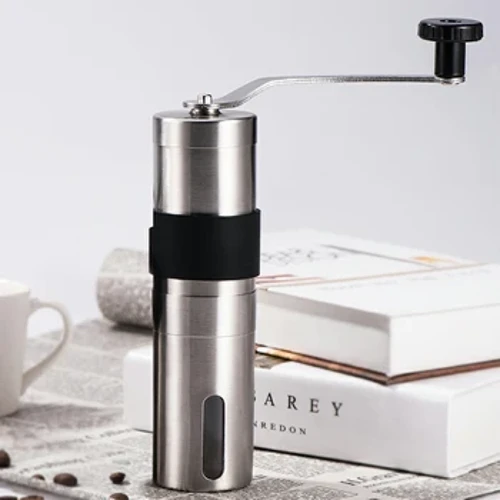 48mm Mới Máy Xay Cà Phê Mini Thép không gỉ Bạc Handmade Hạt Cà Phê Burr Máy Xay Máy Xay Dụng Cụ Nhà Bếp Máy Xay