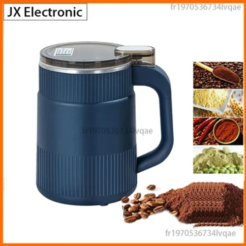 Listrik Penggiling Kopi Dapur Sereal Kacang Kacang Rempah-rempah Mesin Penggiling Biji-bijian Multifungsi Rumah Penggiling Kopi EU Plug