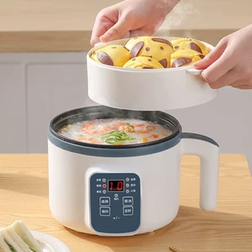 1.7L Popty Trydan Mini Popty Pwysau Trydan Pot Poeth Popty Amlswyddogaethol Offer Cartref Cartref Cyflenwadau Cegin