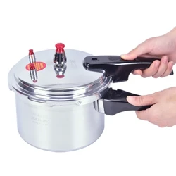 3L Kjøkken Høytrykkskoker Kokekar Suppe Kjøttgryte for gasskomfyr/induksjonskomfyr Utendørs Camping Cook Tool Steamer