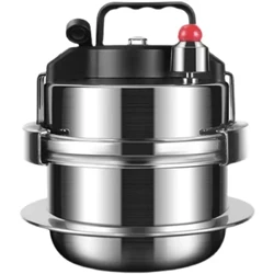 0.8L Portable Pressure Cooker Pot Stainless Steel Micro Pressure Cooker Outdoor Camping Rumah Tangga 5 Menit Cepat Memasak Pot