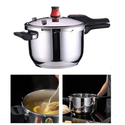 4L/5L/6L 304 rustfritt stål trykkoker fortykket husholdningsgass induksjonskoking Universal eksplosjonssikker trykkoker