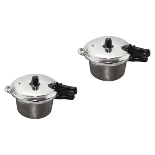 Pressure Cooker Modelo Mini House Toys Small Decor Simulation Pretend Scene