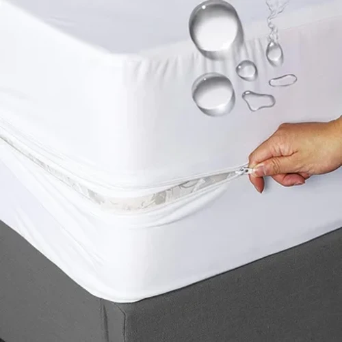 6-Sisi Sarung Kasur Anti-Air Tertutup Kanthi Zipper Kasur sing Dilengkapi Anti Debu kanggo Kasur Double, Twin, Lengkap, Ratu, King
