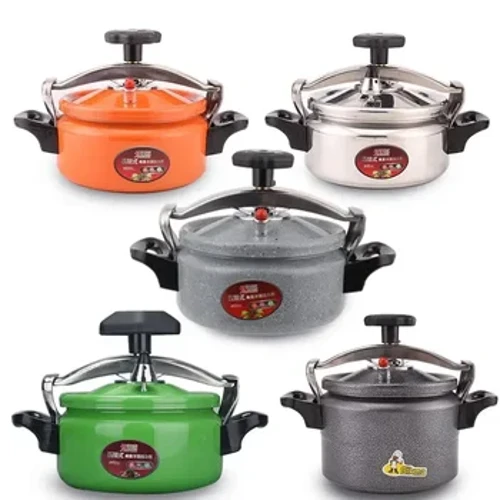 Mini-Schnellkochtopf Kleiner Schnellkochtopf Haushalt Kommerzieller Gas Offene Flamme Universal 2-3 Personen Verwendung Kochtopf Aluminium Kochen