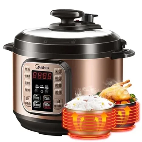 Midea Elektresch Drockkoker Haushalt Intelligent Héichspannung Elektresch Rice Cooker 5L Cooker Kichen Apparater