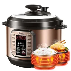 Midea Electric Pressure Cooker Rumah Tangga Cerdas Tegangan Tinggi Listrik Rice Cooker 5L Cooker Peralatan Dapur