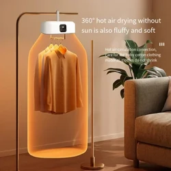Máy sấy quần áo di động, Máy sấy di động cho căn hộ RV du lịch tại nhà, Máy sấy giặt điện mini có thể gập lại nhỏ gọn có túi máy sấy