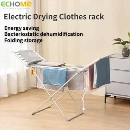 ECHOME Electric Clothes Dryer Pagtitipid ng Enerhiya Patuloy na Temperatura Pagpainit Hanger ng Damit Folding Electric Heating Dryer Machine