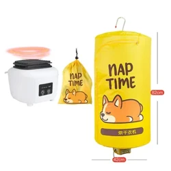 Điện Di Động Máy Sấy Quần Áo Mini Du Lịch Gấp Không Khí Ấm Áp Cho Bé Vải Máy Sấy Nóng Móc Treo Đồ Giặt Giá Treo Quần Áo