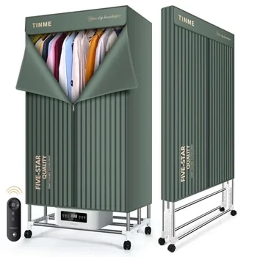 Sychwr Brethyn TINME 220V 2600W Sychu Dillad Cyflym Sychwr Capasiti mawr Plygu Peiriant Sychach Peiriant Sychu Cloth Sterileiddio UV