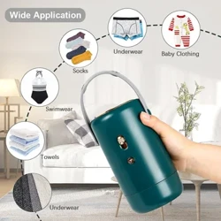 Di Động Máy Sấy Quần Áo Mini Giặt Máy Sấy Máy Có Túi Đựng Máy Sấy Đa Năng Máy Cho Quần Lót Đồ Bơi Tất Giày