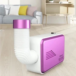 Mini Meaisín Triomú Aeir Éadaí Te Aer Fuar Mód Dual 600W Triomadóir Éadaigh Téitheoir Éadaí Bróga Triomadóir Aeir Te le haghaidh Taisteal Baile